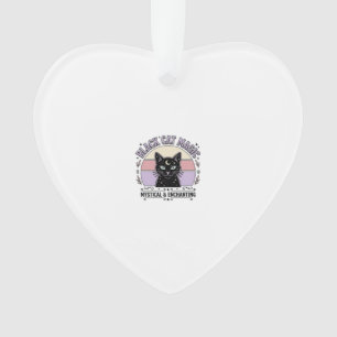 Adorno Gato Negro Magia Gato Negro Arte Vector Vintage S