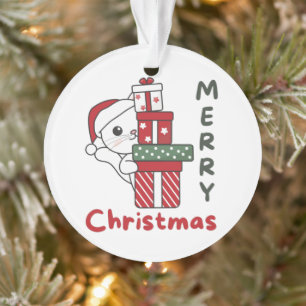 Adorno Gatos Navidades regalan gatos de invierno