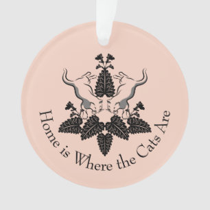 Adorno Gatos y gráfico de la silueta del Catnip