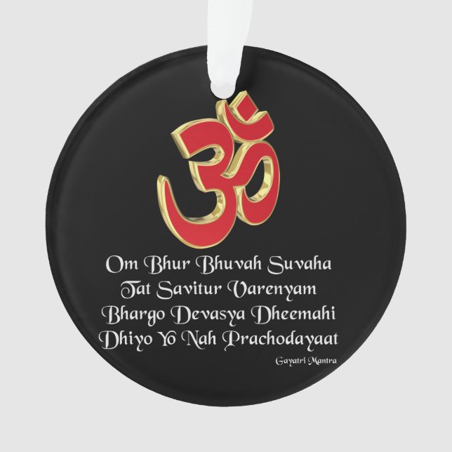 Adorno Gayatri mantra (Anverso)