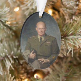 Adorno General Dwight Eisenhower Retrato pintado de 5 est