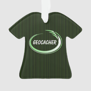 Adorno Geocacher Salpicadura Verde