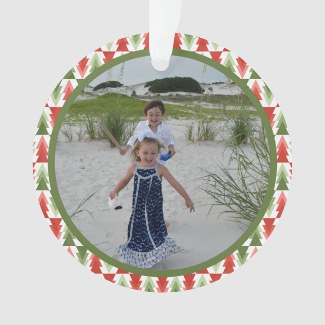 Adorno Geometric Christmas Tree Grove (Anverso)