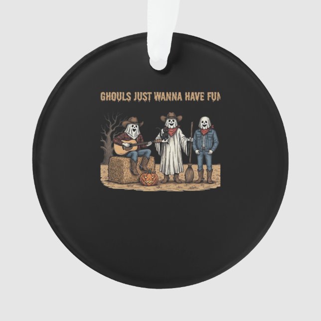 Adorno Ghouls solo quiere divertirse con los regalos de H (Anverso)