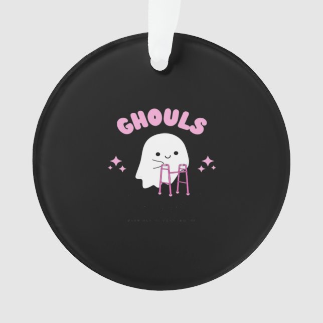 Adorno Ghouls solo quiere divertirse, divertida y espuma (Anverso)