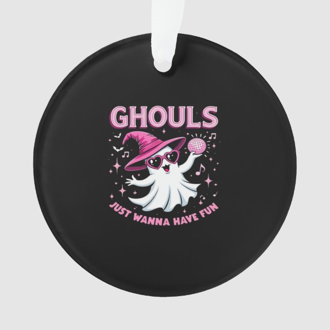 Adorno Ghouls solo quiere divertirse, Halloween espeluzna (Anverso)