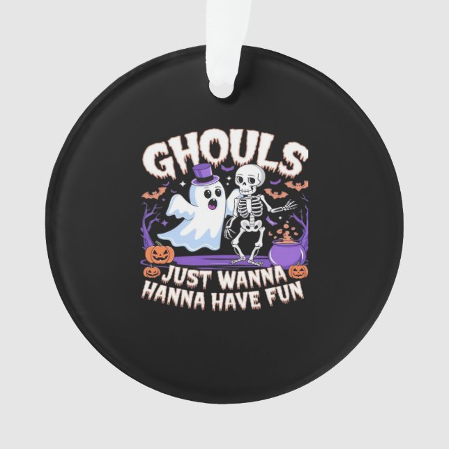 Adorno Ghouls Solo Quiere Divertirse Lazy Sloth (Anverso)