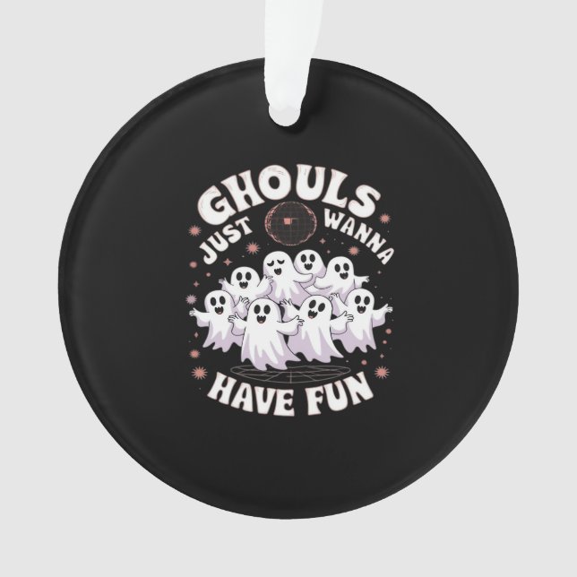 Adorno Ghouls solo quiere tener un diseño básico divertid (Anverso)