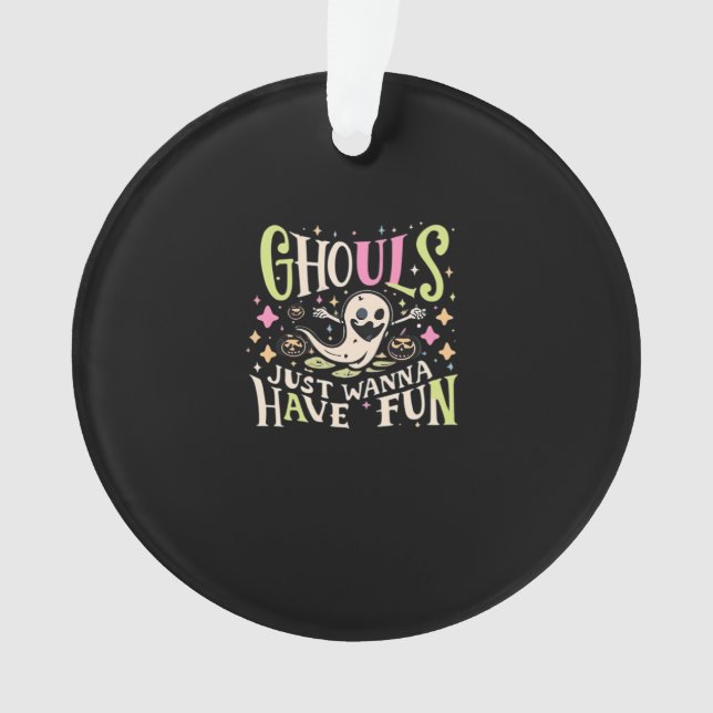 Adorno Ghouls solo quiere tener un diseño divertido y esp (Anverso)