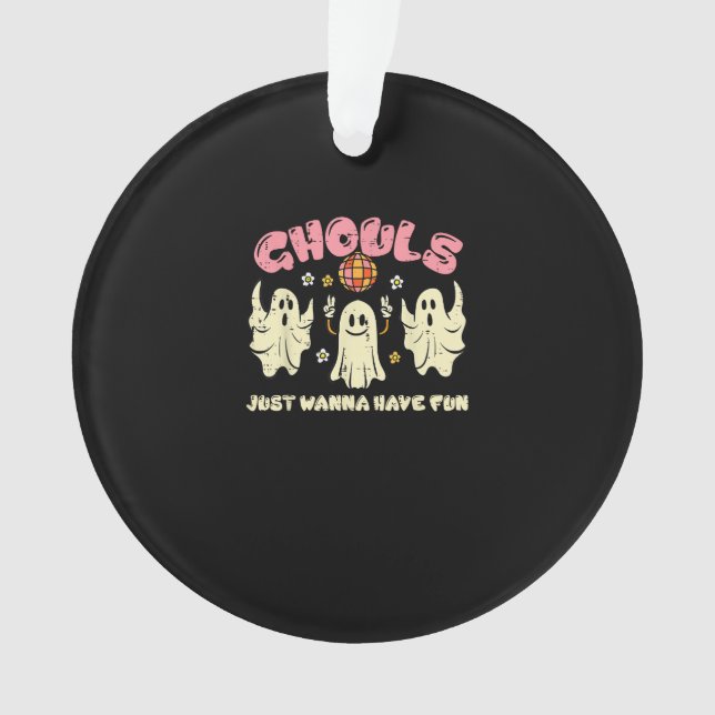Adorno Ghouls solo quieren divertirse con disfraces diver (Anverso)