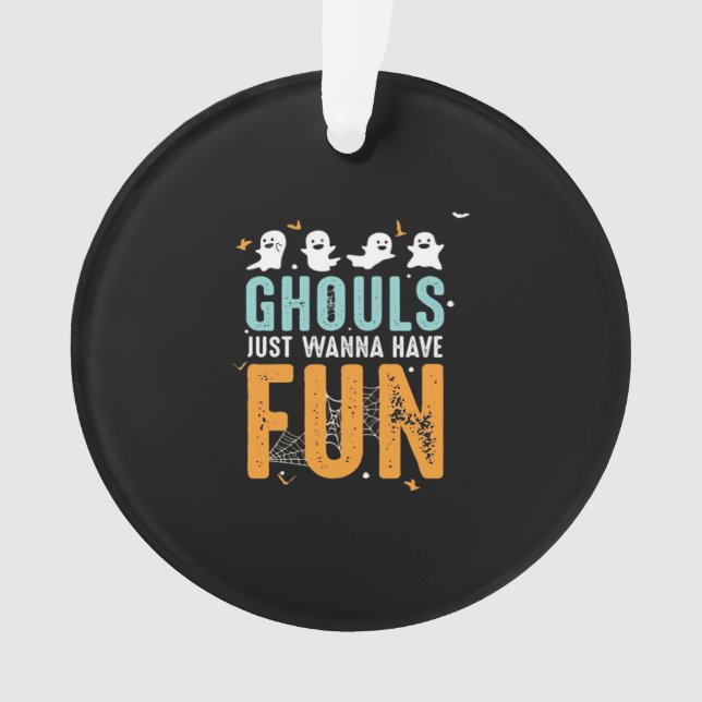 Adorno Ghouls solo quieren divertirse con disfraces diver (Anverso)