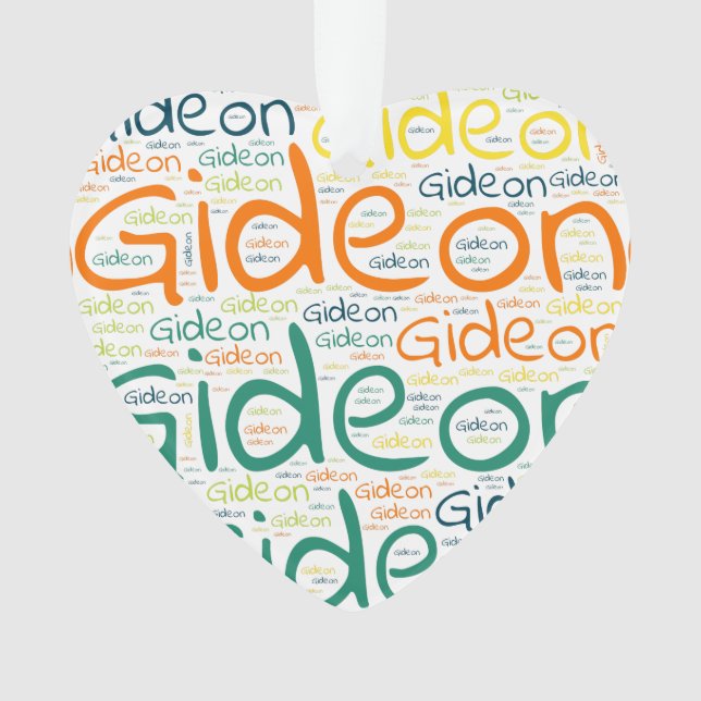 Adorno Gideon (Anverso)