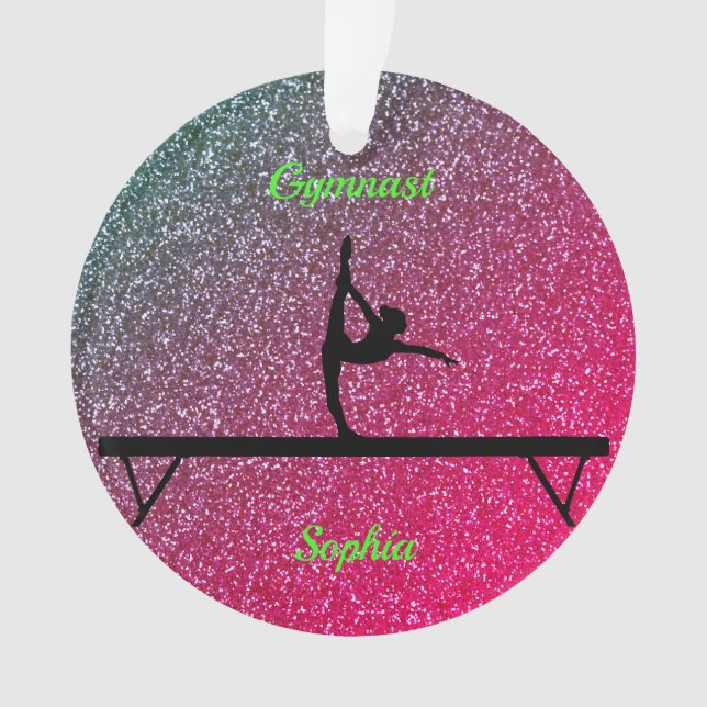 Adorno Gimnasia Beam Watermelon Sparkle (Anverso)