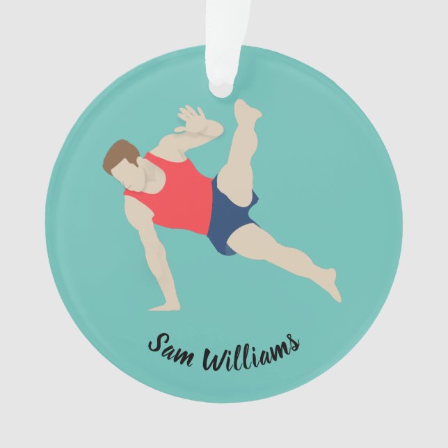 Adorno Gimnasta masculino (Anverso)