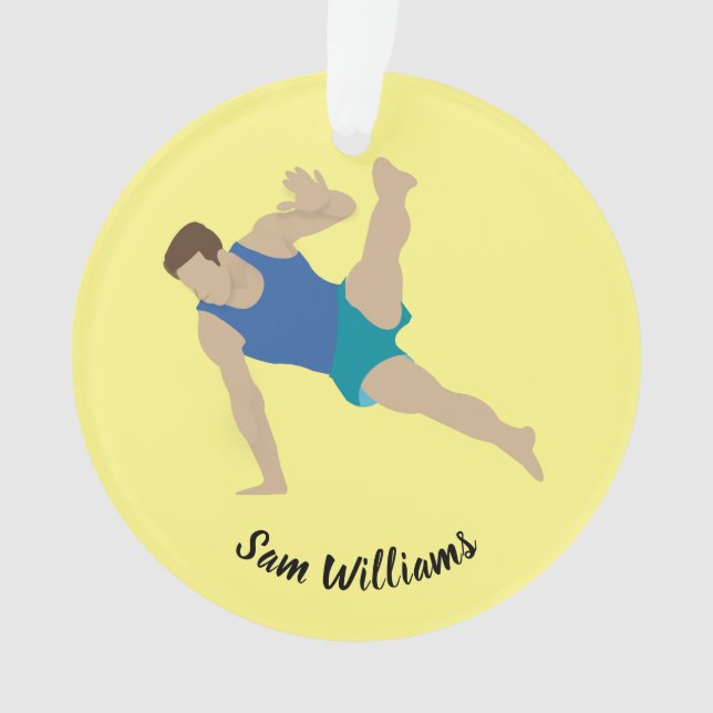 Adorno Gimnasta masculino (Anverso)