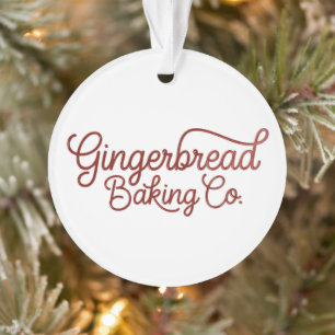 Adorno Gingerbread Baking Co Navidad 