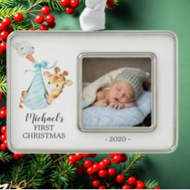 Adorno Girafa de entrega especial primera foto de Navidad