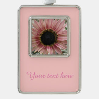 Adorno Girasol rosa pálido personalizado