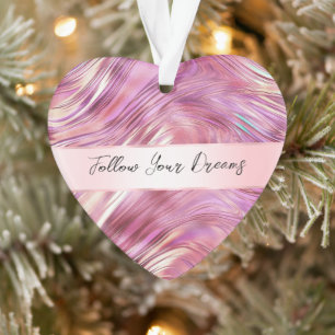 Adorno Girly Pink Pearl Rosa Gold Glam