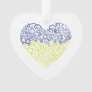 Adorno Giro espiral mehandi corazón Colores de la bandera