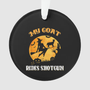 Adorno Goat Shotgun Scary Halloween