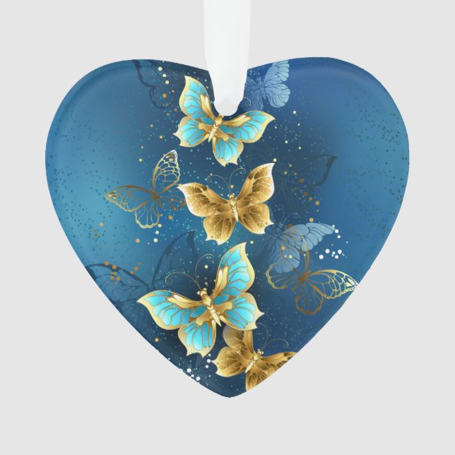 Adorno Golden butterflies (Anverso)