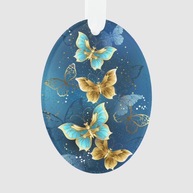 Adorno Golden butterflies (Anverso)
