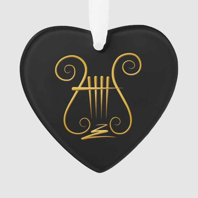 Adorno Golden Lyre (Anverso)