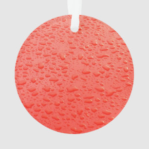 Adorno Gotas de lluvia en un auto Naranja