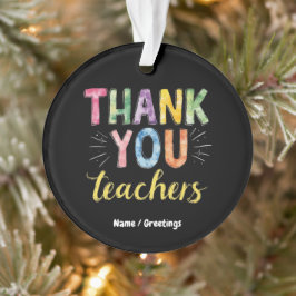 Adorno Gracias profesores y estudiantes regalo de graduac