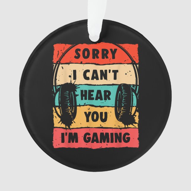 Adorno Graciosa camiseta de gamer para adolescentes hombr (Anverso)