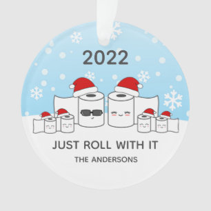 Adorno Graciosa familia de papel higiénico de 6