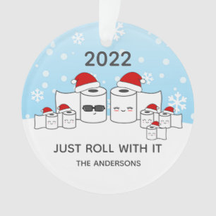 Adorno Graciosa familia de papel higiénico de 7