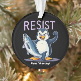 Adorno Graciosa resistencia a la protesta pingüina contra