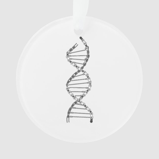 Adorno Gracioso ADN Ciclismo Cadena de bicicleta Biciclet (Anverso)