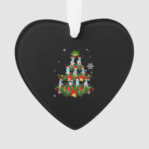 Adorno Gracioso Boston Terrier Christmas Tree Mask Xmas