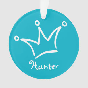 Adorno Gracioso Crown white + tu trasero. y texto