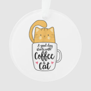 Adorno Gracioso Naranja Cat Coffee Mug Cat Lover