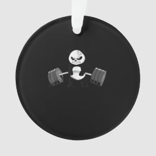 Adorno Gracioso Panda Formar Gimnasio Gimnasio Deadlift P