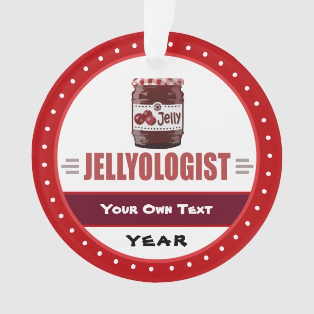 Adorno Gracioso que amo a Jelly (Anverso)