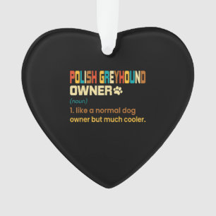 Adorno Gracioso retro vintage polaco de Greyhound