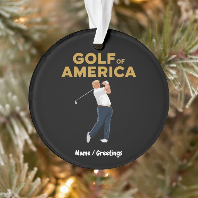Adorno Gracioso y divertidísimo Golf de América Meme de T (Árbol)