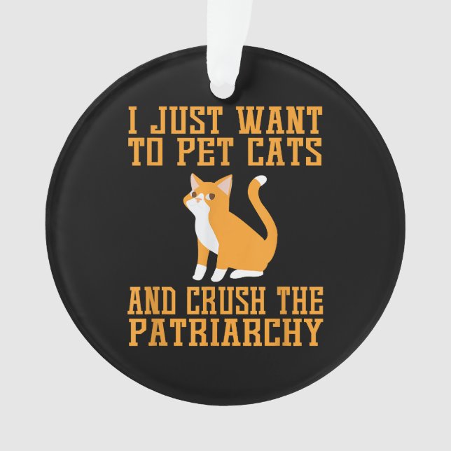 Adorno Graciosos gatos Mascotas y aplastar la camiseta de (Anverso)