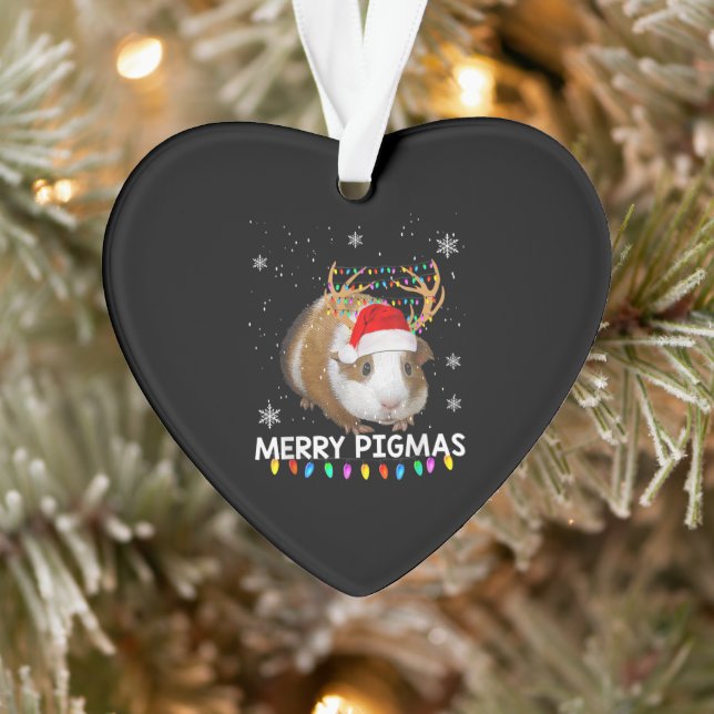 Adorno Graciosos Navidades de cerdo guineanos (Árbol)