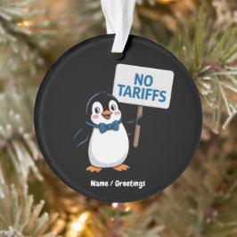 Adorno Graciosos pingüinos SIN TARIFAS Impuestos divertid