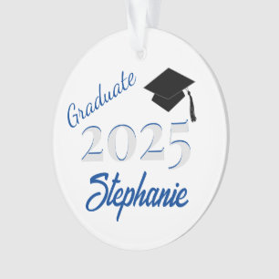 Adorno Graduación Keepsake en azul