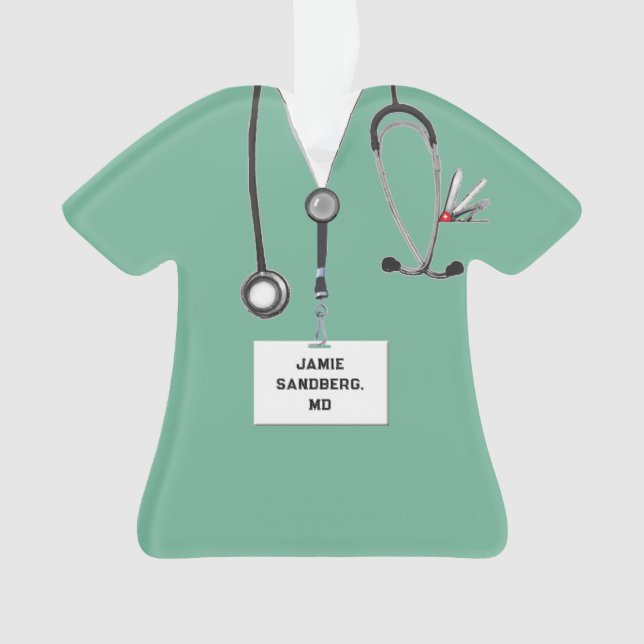 Adorno Graduación médica Regalo Keepsake (Anverso)