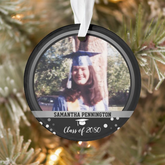 Adorno Graduación Un Confetti Fotográfico Keepsake (Árbol)