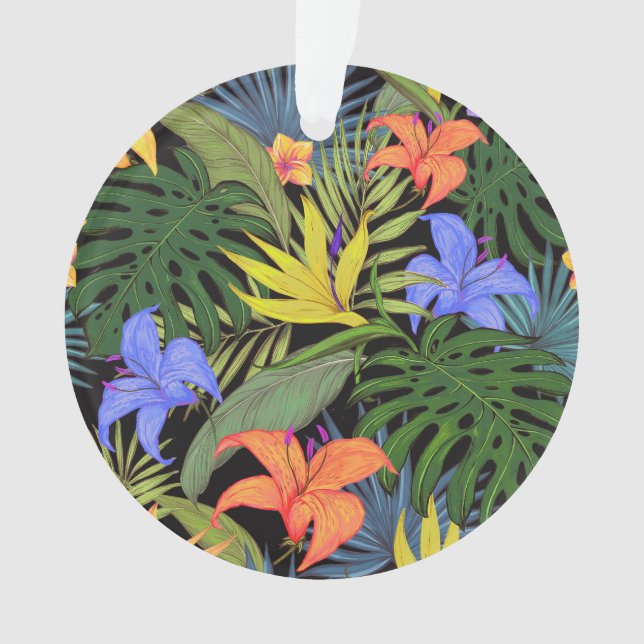 Adorno Gráfica de flor tropical Hawai Aloha (Anverso)
