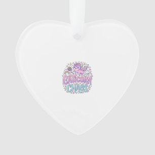 Adorno Gràfico de Producto de Unicornio Caticorn Caos Cut